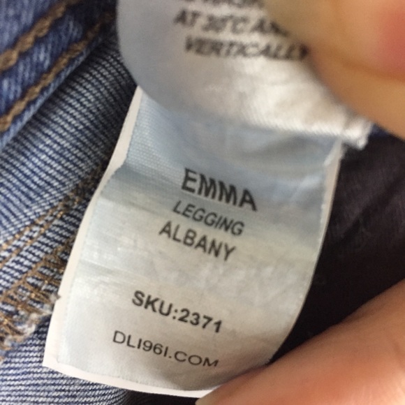 DL1961 Emma Albany Wash Legging Low Rise Skinny Jeans Size 25 - Picture 8 of 12